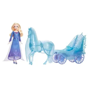 Set de joaca papusa Elsa si Nokk cu caleasca Disney Frozen