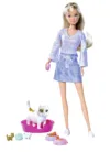 Set de joaca papusa Steffi Love cu pisica si doi pisoiasi
