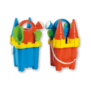 Set de joaca pentru plaja Androni Giocattoli cu galetusa si stropitoare