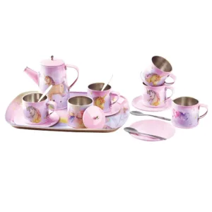 Set de joaca pentru servirea ceaiului PlayGo Unicorni