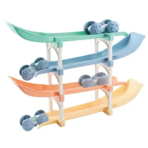 Set de joaca pista cu 4 niveluri si masinuta PlayGo