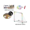 Set de joaca poarta de fotbal cu led si mini minge Ntoys