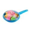 Set de joaca tigaie cu ustensile de gatit Dede diverse culori
