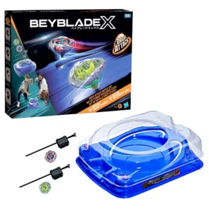 Set de lupta Drop Attack Beyblade X Hasbro cu arena si jucarii