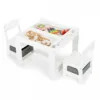 Set de masa Ecotoys cu doua scaune pentru copii