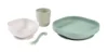 Set de masa din silicon Beaba 4 piese Sage Green