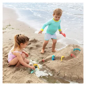 Set de plaja Triplet jucarii multifunctionale Quut Toys