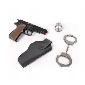 Set de politie cu pistol Gonher