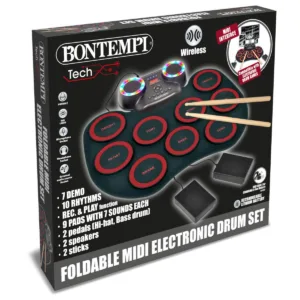 Set de tobe electronice portabile si pliabile