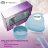 Set diversificare AppeKids din silicon 5 piese Panda Aqua Blue