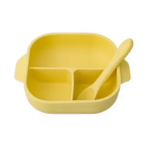Set diversificare complet Oaki pentru copii din silicon Galben pal