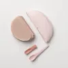 Set diversificare hrana bebelusi Miniware Sili Mini GO 3 piese Pink Antioxidant