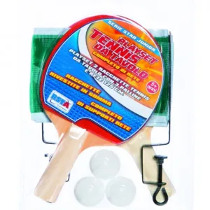 Set doua palete ping pong RS Toys cu fileu si 3 mingi incluse
