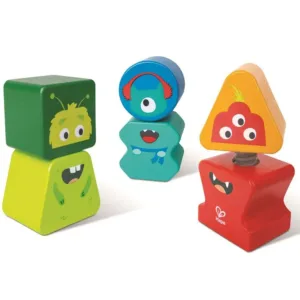 Set educational 3 piese lemn Hape Prieteni Monstruleti