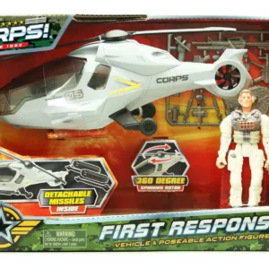Set elicopter cu figurina