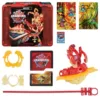 Set figurina cu accesorii in cutie de metal Bakugan Special Attack Mantid