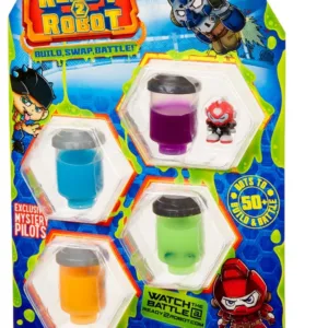 Set figurina si slime Ready2Robot - Pilot Style 2