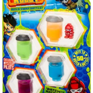 Set figurina si slime Ready2Robot - Pilot Style 4