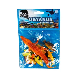 Set figurine animale din ocean in punga mica