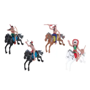 Set figurine cowboy cu cal