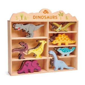 Set figurine fin lemn