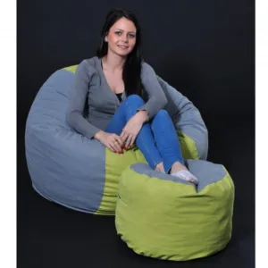 Set fotoliu puf pentru copii 5-16 an matusalem otoman  umplut cu fulgi de burete memory mix