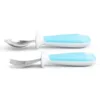 Set furculita si lingurita Munchkin pentru copii Raise 12L+ light blue