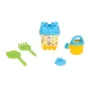 Set galetusa si forme pentru nisip Mini Castle Blue