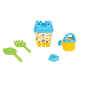 Set galetusa si forme pentru nisip Mini Castle Blue