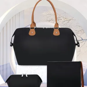 Set geanta pentru mamici Black
