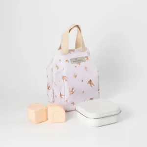 Set geanta termoizolanta Mealtote cu cutie Miniware Grow bento Ready Go Bent 4 piese Golden Swallow