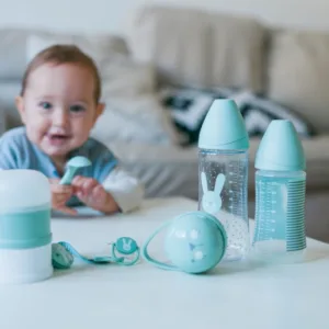 Set hranire nou nascut Hygge Suavinex Welcome baby verde