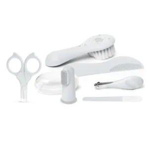 Set ingrijire bebelusi cu 6 piese Dreams verde