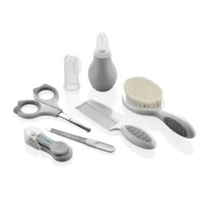 Set ingrijire copii cu 7 piese BabyJem Grey