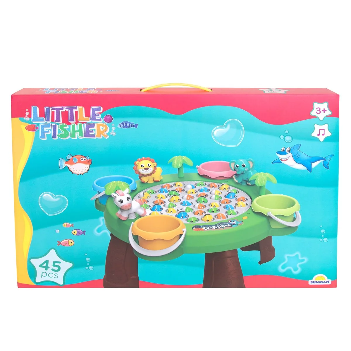 Set interactiv de pescuit cu masuta