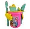 Set joaca pentru nisip Lux Beach cu galetusa si accesorii Pink
