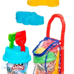 Set jucarii pentru plaja Troller cu 7 accesorii Racing