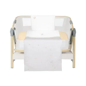 Set lenjerie 5 piese pentru mini patut Kikka Boo Seally me