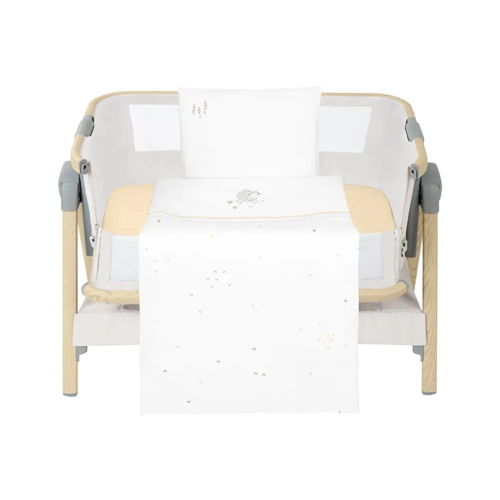 Set lenjerie 5 piese pentru mini patut Kikka Boo Sleepy Sheep