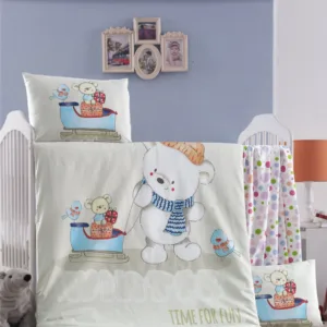Set lenjerie 6 piese Bumbac Masali 120x60 cm