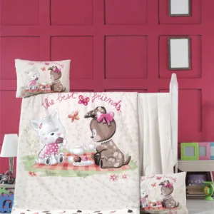 Set lenjerie 6 piese Bumbac Ranforce Cookie Time