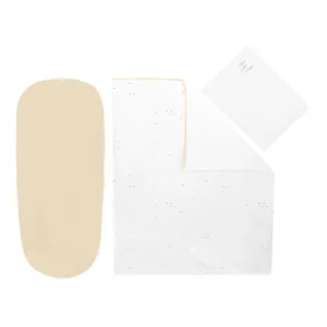 Set lenjerie 6piese pentru patut co-sleeper sau landou KikkaBoo Sleepy Sheep