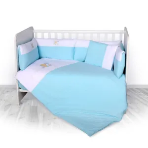 Set lenjerie Lorelli Jursey Za-Za 60 x 120 blue