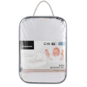 Set lenjerie copii cu 6 piese KikkaBoo Seally Me 80x40 cm din bumbac ranforce certificat OEKOTEX