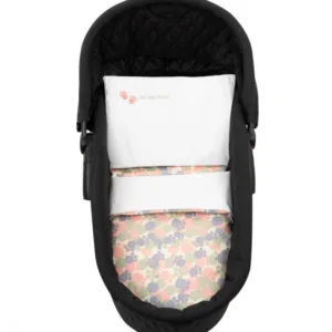 Set lenjerie cu 6 piese pentru landou sau patut co-sleeper KikkaBoo Colorful Spots