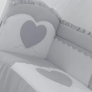 Set lenjerie de lux din bumbac cu broderie
