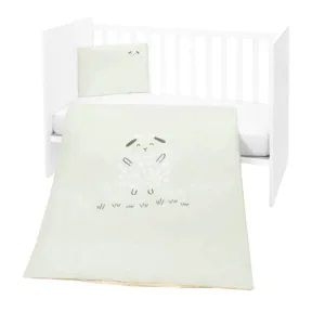 Set lenjerie de pat 3 piese Kikka Boo Sleepy Sheep Verde
