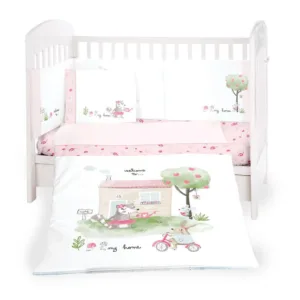 Set lenjerie de pat 6 piese Kikka My Home 70x140 cm