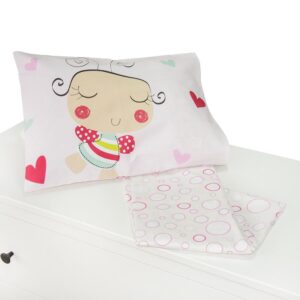 Set lenjerie de pat 70 x 140 x 15 Kikka Honey Bee