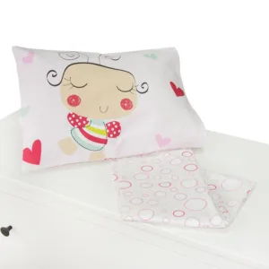 Set lenjerie de pat 70 x 140 x 15 Kikka Honey Bee